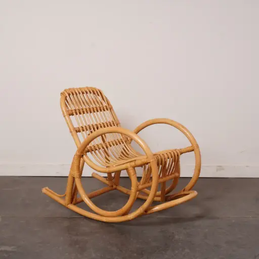 [SU3109] Rocking chair enfant vintage