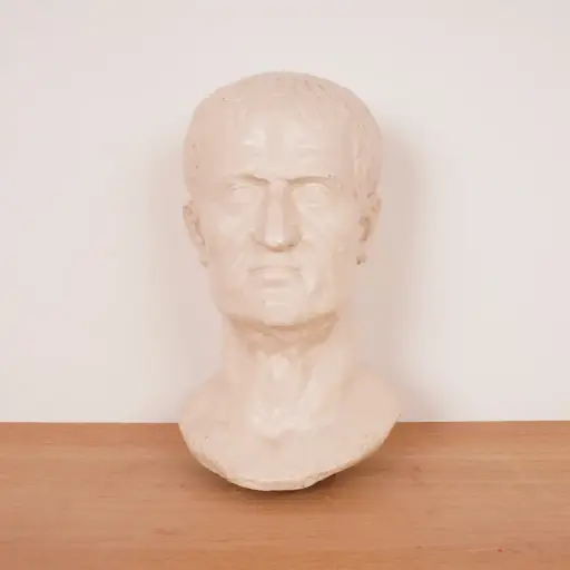 [SU3145] Buste en plâtre Empereur Romain