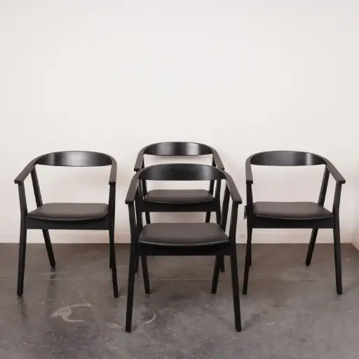 [SU3148] Série de 4 chaises Stockholm Ikea