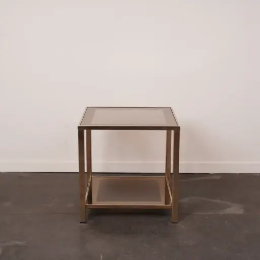 [SU3183] Table bout de canapé Belgo Chrom