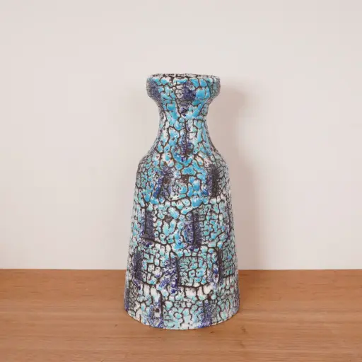 [SU3184] Vase glaçure "Fat Lava" vintage