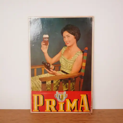 [SU3200] "Carton de comptoir" publicitaire bière Prima