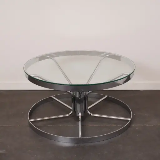 [SU3225] Table basse moderniste 70'