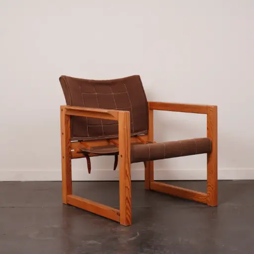[SU3232] Fauteuil "Diana"  K. Mobring pour Ikea 80'