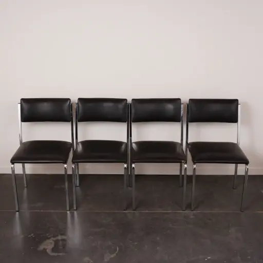 [SU3252] Série de 4 chaises vintage