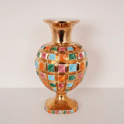 [SU3262] Vase en céramique colorée 60' Italie