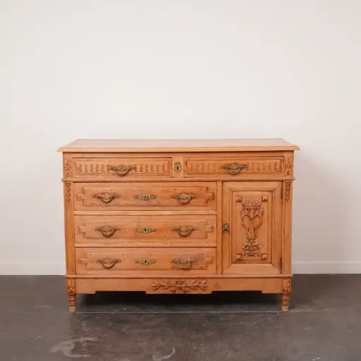 [SU3355] Meuble commode en chêne