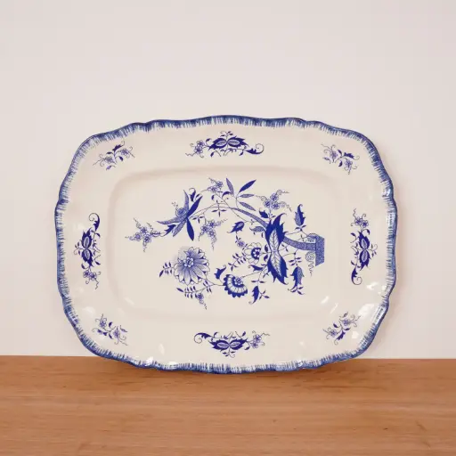 [SU3367] Plat recangulaire "Lancaster" de Sarreguemines