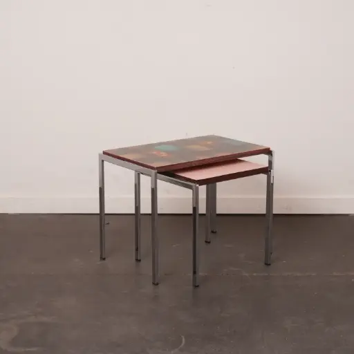 [SU3429] Tables gigognes vintage