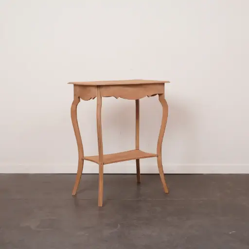 [SU3435] Table d'appoint bois aérogommé