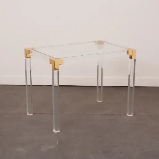 [SU3472] Table bout de canapé style Charles Hollis Jones