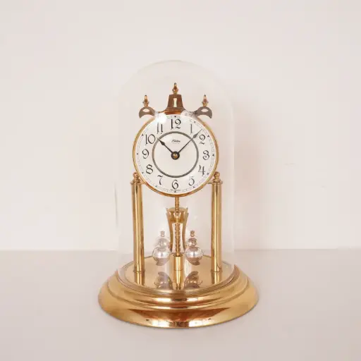 [SU3478] Pendule 400 jours HALLET vintage