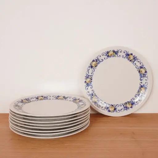 [SU3498] 9 assiettes plates Villeroy&Boch "Cadiz"