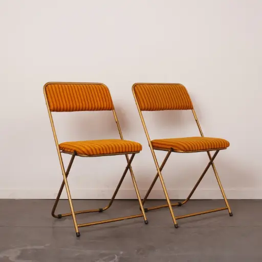 [SU3505] Paire de chaises LAFUMA Chantazur  70'