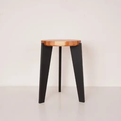Tabouret Transition by La Fabrik Menuiserie Noir
