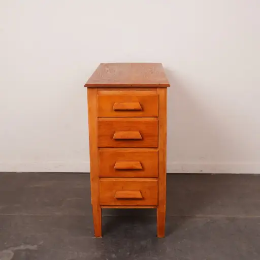 [SU3672] Meuble bas à tiroirs/commode étroite vintage
