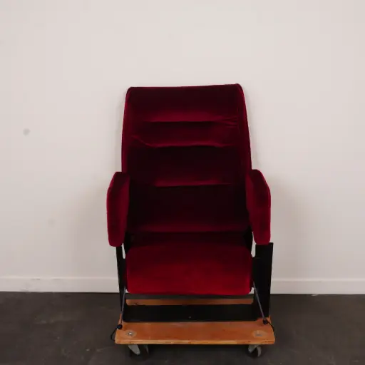 [SU3731] Fauteuil de cinéma vintage 